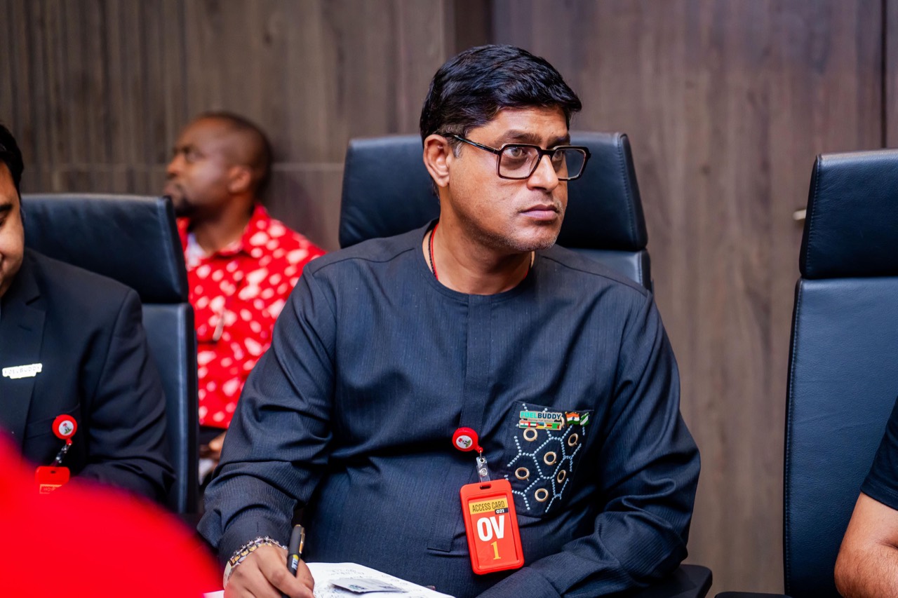 Technical partner reviewing notes during the Owaza project engagement