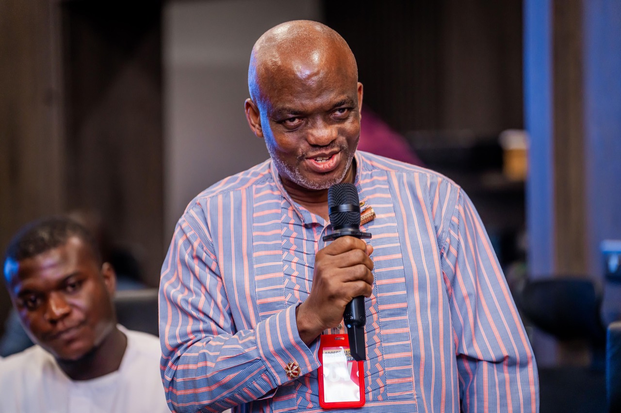 Abia State stakeholder speaking during the project discussion